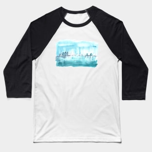 Sailboats on the horizon Baseball T-Shirt